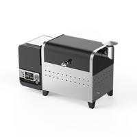 Barbecue à granulés portable avec fonction de chauffage et Wi-Fi, idéal pour le camping, les camionneurs et les utilisations en tente
