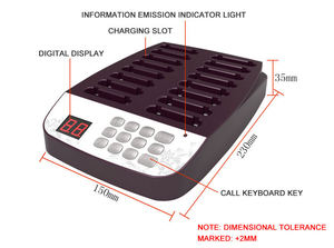 Trang tàu lượn siêu tốc nhà hàng đang chờ người phục vụ máy nhắn tin rung Hệ thống gọi chuông - Product Image 6