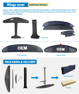 Juego de Mástiles de Hidroala de Fibra de Carbono Completa Personalizados OEM para Surf, Windsurf y Tabla de Foil - Product Image 6