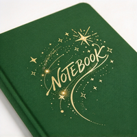 Carnet A5 à couverture rigide, impression dorée personnalisée, journal à motifs, carnet d'écriture, papeterie, cadeau