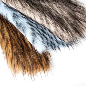 Acrylic dài tóc giả nhân tạo động vật giả lông vải cho hàng may mặc