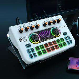 Podcast Configuration de bureau Carte son X3 Carte audio avec effets Podcast Microphone à condensateur <span class=keywords><strong>Enregistrement</strong></span> Kit <span class=keywords><strong>complet</strong></span> Streaming <span class=keywords><strong>Studio</strong></span> - Product Image 1