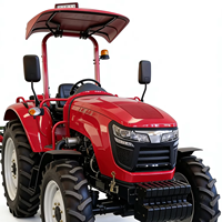 Nouvelle moissonneuse-batteuse Hongyou 4x4 avec transmission automatique, moteur 25-50 CV pour l'agriculture du maïs, des feuilles de thé, des carottes, de l'ail et des pommes de terre