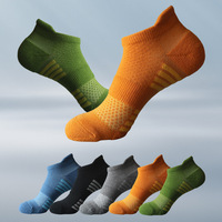 Chaussettes de sport Coton Hommes Séchage rapide Basketball Performance Cheville Coussin athlétique Chaussettes de course