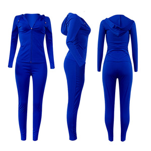 Liu Ming-Conjunto de <span class=keywords><strong>chándal</strong></span> de 2 piezas para <span class=keywords><strong>mujer</strong></span>, Sudadera con capucha, pantalones de <span class=keywords><strong>chándal</strong></span> para correr, gran oferta - Product Image 3