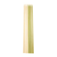 Brochettes en bambou plates de 35 cm, jetables et écologiques, pour pique-nique en plein air