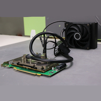 Kit de refroidissement liquide personnalisé V100 1 à 1 pour boîtier d'ordinateur et carte graphique avec ventilateur 120x160x50mm