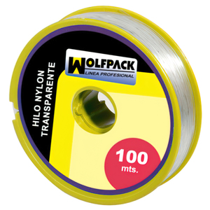 Filo di nylon trasparente 0,5 mm. Rotolo da 100 m. - Product Image 1
