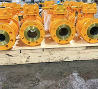 Vanne à boisseau sphérique montée sur trunnion, haute pression, en acier inoxydable forgé classe 900 pour applications à températures extrêmes