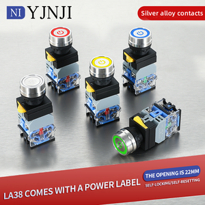 Interruttore con Indicatore di Alimentazione Resettabile GQ38-11DS, Interruttore Autobloccante, Componenti di Alta Qualità per Prestazioni Sicure e Affidabili - Product Image 2