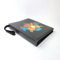 Classeur à 9 pochettes latérales, classeur pour cartes PSA, avec album à chargement latéral zippé à 9 pochettes pour TCG, Yu-Gi, MTG