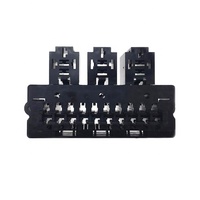 Boîtier de fusibles et relais automobile 10 voies, boîte à fusibles multi-canaux pour véhicule, porte-fusibles de protection contre les surcharges pour voiture, bateau, camion
