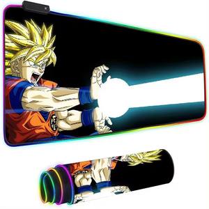 Alfombrilla de escritorio RGB de gran tamaño con impresión de <span class=keywords><strong>Dragon</strong></span> <span class=keywords><strong>Ball</strong></span> para gaming, alfombrilla de ratón LED para gamer - Product Image 1