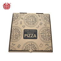 Boîte d'emballage pour pizza en carton imprimé de 10, 12, 14, 15, 16, 18 pouces, boîte d'emballage en carton ondulé personnalisée pour les petites entreprises
