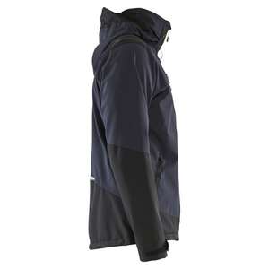 BLAKLADER - 474925138633L <b>Softshell</b> <b>jacket</b> Dark navy blue/<b>Hi</b>-<b>vis</b> yellow - EAN 7330509892497 <b>HI</b>-<b>VIS</b> WORKWEAR - Product Image 4