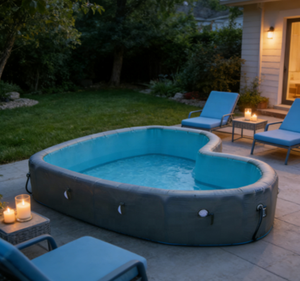 Piscine gonflable sur mesure, piscine gonflable commerciale pour <span class=keywords><strong>parc</strong></span> d'attractions, PVC durable, grande piscine gonflable - Product Image 4