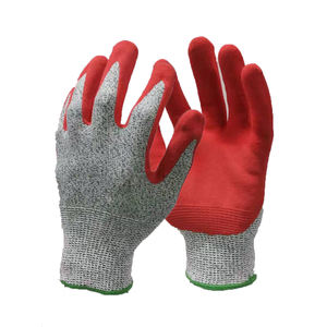 النتريل الأحمر المغلفة الرملي مكافحة قطع قبضة جيدة صناعة ، أنسي A3 - Product Image 3