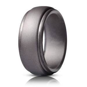 New Design <strong>Men</strong> Silicone <strong>Rings</strong> Size 7-14 Flexible Women Wedding <strong>Rubber</strong> Bands 8mm Silicone Finger <strong>Ring</strong> - Product Image 2