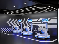 Zone de jeu d'arcade de jeu VR bon marché, simulation de réalité virtuelle personnalisée, parc à thème, parc d'attractions de jeu VR