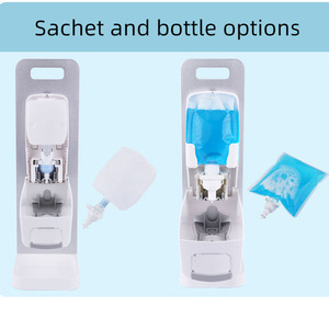 Trắng Đen Màu 500Ml 1000Ml Chai Có Thể Bơm Lại Và Hộp Mực Treo Tường Hướng Dẫn Sử Dụng Tạo Bọt Xà Phòng Cầm Tay - Product Image 3