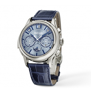 Orologio al quarzo 2025 da uomo cassa in lega quadrante in vetro secondo minuto a <span class=keywords><strong>mano</strong></span> decorazioni in fase lunare 40mm alla moda in pelle - Product Image 5
