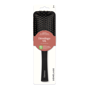 Brosse démêlante XXL, démêlage rapide, finition lisse, élégance naturelle, brosse à cheveux - Product Image 3