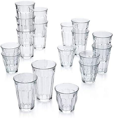 Drinking Glasses 12 oz Water Glass Cups Plastic Glasses Clear Tumbler