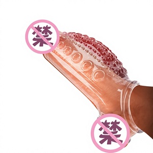 Préservatif à picots pour l'exportation, pour éjaculation retardée, épaissi et agrandi, design cristallin, jouet sexuel pour adultes et couples - Product Image 1