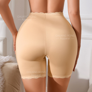 Fabricant de vêtements de forme grande taille amincissant ventre <span class=keywords><strong>tondeuse</strong></span> bout à bout tenue quotidienne taille haute sans couture corps Shorts <span class=keywords><strong>pour</strong></span> les femmes - Product Image 4