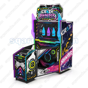 Macchina da Gioco Arcade Personalizzabile Simulatore di Tiro Pazza, Giochi a Moneta con Touchscreen da 10 Pollici, Sparatutto Inglese Collegabile - Product Image 2