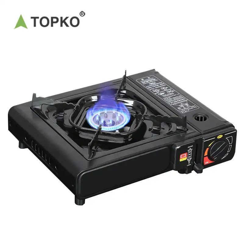 TOPKO Wholesale Cheap Price Portable Gas Stove Outdoor Small Two Use Make Food Picnic Gas Stove