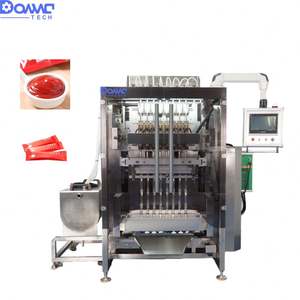 เครื่องบรรจุซองซอสแบบอัตโนมัติเต็มรูปแบบ ใช้งานง่าย สำหรับซอสมะเขือเทศ เนยถั่ว มัสตาร์ด ซอสพริกหวาน และของเหลวอื่นๆ - Product Image 2
