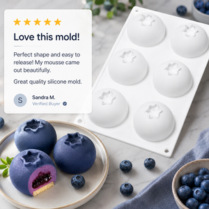<span class=keywords><strong>Moule</strong></span> en silicone pour gâteau dessert en forme de fruits (myrtille, framboise) pour mousse aux fruits et chocolat, DIY, TC2530, emballage individuel OPP - Product Image 6