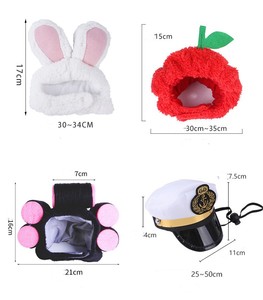 Kingtale Pet Suppliers Sombrero para mascotas Nuevo estilo de asta de alce de dibujos animados Muchos colores del sombrero de la cubierta de la cabeza de la mascota para gatos y perros - Product Image 1