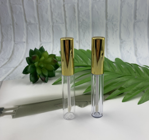 Tube à gloss carré vide pour maquillage, 5 ml, plastique mat givré, forme ronde personnalisée, flacon de teinte à lèvres, emballage - Product Image 3