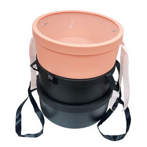 Caja de Regalo Navideña de Lujo Ecológica con Forma de Flor, Ventana Transparente, Impresión de Logotipo, Embalaje de Entrega Vacío para Artesanías - Product Image 2