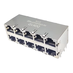 <span class=keywords><strong>Rj45</strong></span> cổng mạng ổ cắm 2x5 cổng 8P8C Modular <span class=keywords><strong>jack</strong></span> cắm đa cổng không có đèn mùa xuân mảnh <span class=keywords><strong>RJ45</strong></span> kết nối - Product Image 6