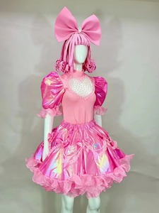 Tenues de danse <span class=keywords><strong>pour</strong></span> femmes, costumes de scène, rose, volants, perles, body, jupes <span class=keywords><strong>tutu</strong></span>, ensembles, costumes de carnaval, costumes de cosplay de princesse - Product Image 4