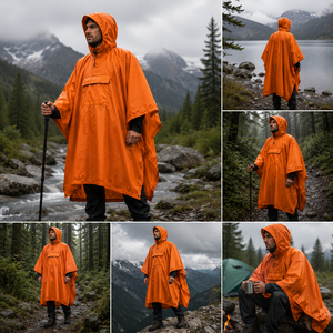 Poncho <span class=keywords><strong>de</strong></span> <span class=keywords><strong>pluie</strong></span> imperméable 3 en 1, léger, en polyester, cape <span class=keywords><strong>de</strong></span> <span class=keywords><strong>pluie</strong></span> pour le camping, abri multifonctionnel, bâche <span class=keywords><strong>de</strong></span> <span class=keywords><strong>pluie</strong></span>, tente, poncho <span class=keywords><strong>de</strong></span> randonnée - Product Image 4