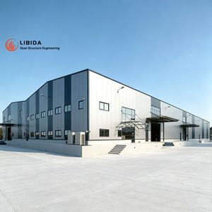 Entrepôt préfabriqué chinois à assemblage rapide |   <span class=keywords><strong>Kit</strong></span> d'atelier <span class=keywords><strong>en</strong></span> structure métallique à faible coût - Product Image 1