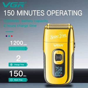 Rasoir électrique rechargeable pour homme, tondeuse à barbe et cheveux, utilisation humide et sèche - Product Image 5