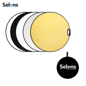 Selens 5 en 1 SLR4-5in1H_60cm Portable Cercle Réflecteur Rond avec Poignée <span class=keywords><strong>pour</strong></span> Photographie <span class=keywords><strong>Photo</strong></span> Studio Éclairage Extérieur - Product Image 3