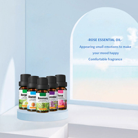 10ml minyak esensial perawatan kulit aromaterapi alami lavender mawar merek sendiri baru grosir, melancarkan aliran darah