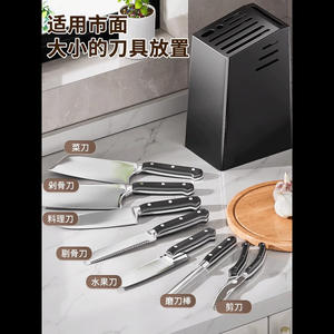 ที่วางมีดแบบโมเดิร์น ความลึก 8-11.9 นิ้ว อุปกรณ์จัดระเบียบครัวอเนกประสงค์สำหรับมีดและอุปกรณ์ครัว - Product Image 5