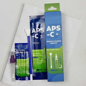 Kit de nettoyage de capteur 3 en 1 de <span class=keywords><strong>type</strong></span> APS-<span class=keywords><strong>C</strong></span> de 16mm de largeur dans une boîte en papier Écouvillon non pelucheux emballé individuellement - Product Image 6