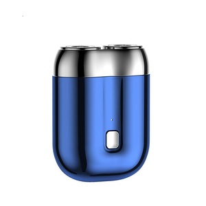 เครื่องโกนหนวดไฟฟ้าสำหรับผู้ชาย ชาร์จผ่าน USB ขนาดเล็ก หัวโกนคู่ ล้างทำความสะอาดได้ทั้งตัว พกพาสะดวก รุ่นใหม่ มีดโกนขนาดเล็ก - Product Image 1