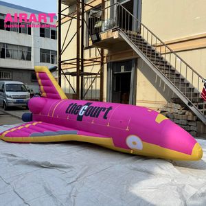 Globo de avión inflable de 6m de largo, modelo de avión inflable para exposición de actividades de ciencia y tecnología - Product Image 3