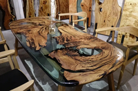 Résine époxy transparente comme du cristal, résine de coulée profonde pour table en résine, jusqu'à 5-10 cm (rapport 2:1)