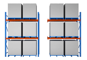 כבד החובה תעשייתית מתכת מדפי מחסן אחסון מתלה מזרן סלקטיבית - Product Image 3