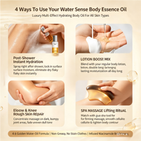 Gel corporel biologique aux herbes et minéraux double action pour peaux grasses avec huile d'olive, collagène et huile de jojoba